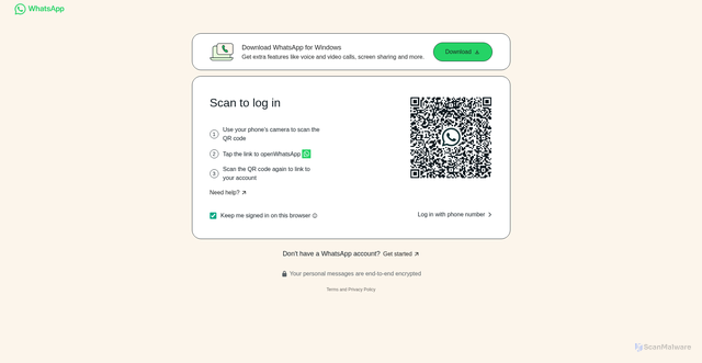 Security scan screenshot of https://4176nwuweb.prod-whatsapps.hl.cn/