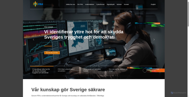 Security scan screenshot of https://Fra.se