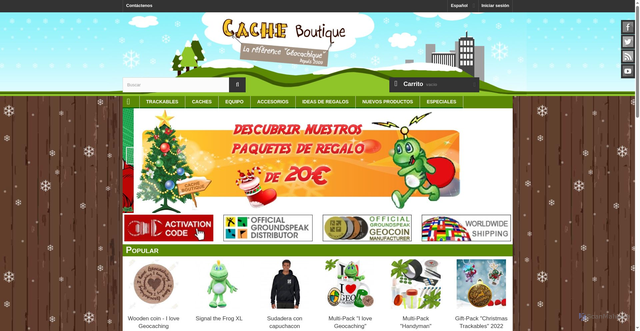 Security scan screenshot of https://cacheboutique.es