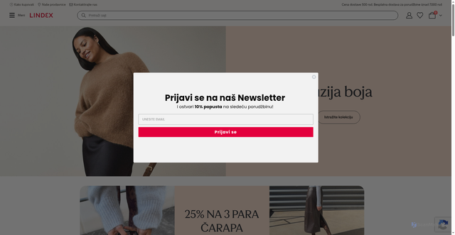 Security scan screenshot of https://lindex.rs