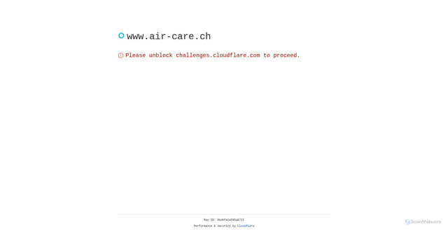 Security scan screenshot of https://www.air-care.ch