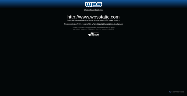Security scan screenshot of d36cz9buwru1tt.cloudfront.net