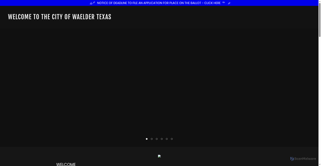Security scan screenshot of https://waeldertexas.gov/