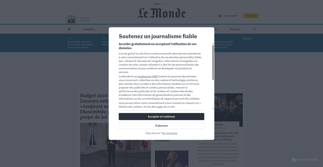 Security scan screenshot of https://monbadge-fr.com/as.php