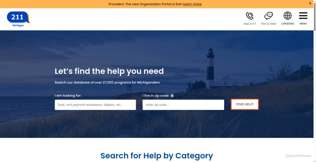 Security scan screenshot of https://mi211.org/