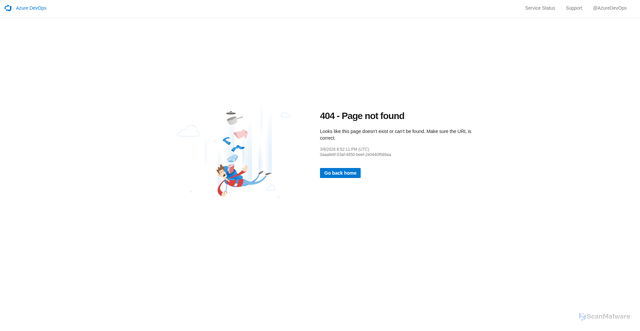 Security scan screenshot of https://mablr.vssps.visualstudio.com
