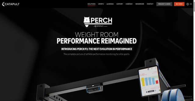 Security scan screenshot of https://perch.fit