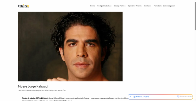 Security scan screenshot of https://massinformacion.com.mx/muere-jorge-kahwagi/