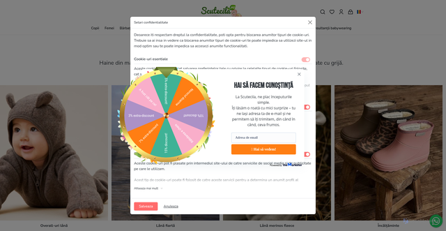 Security scan screenshot of https://scutecila.ro