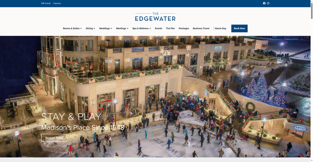 Security scan screenshot of https://www.theedgewater.com/