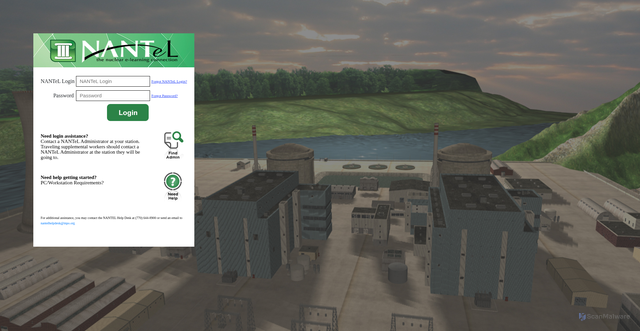 Security scan screenshot of https://nantel.org