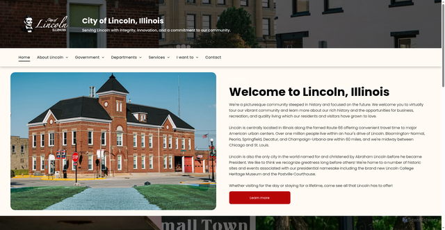 Security scan screenshot of https://www.lincolnil.gov/