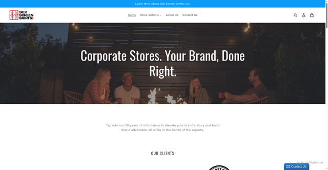 Security scan screenshot of https://my-companystore.com