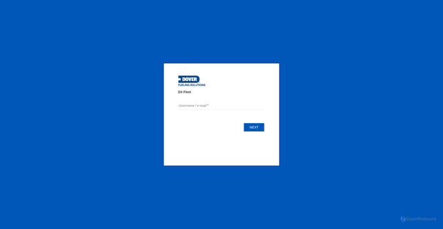 Security scan screenshot of https://dxfleet.dfsdx.com