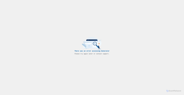 Security scan screenshot of https://generator.leapapp.io