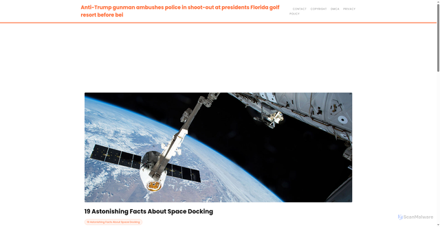 Security scan screenshot of https://ceritamodernstories-dpkbqqgk6sp8.edgeone.app/19-astonishing-facts-about-space-docking.html