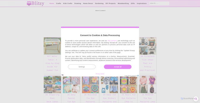 Security scan screenshot of https://blitsy.com