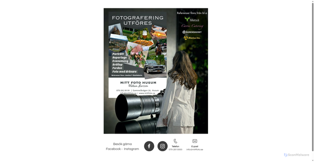 Security scan screenshot of https://mittfoto.se