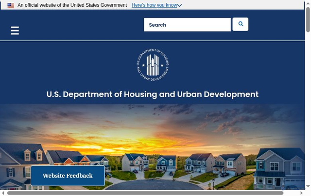 Security scan screenshot of https://www.hud.gov/