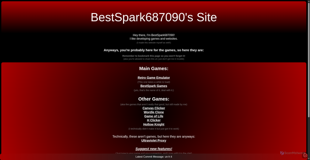 Security scan screenshot of https://bestspark-3xxrul9jsp.edgeone.dev/