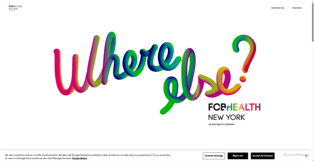 Security scan screenshot of https://fcbhealthny.com/