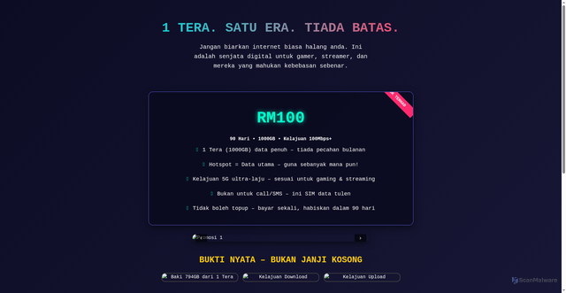 Security scan screenshot of https://1terasim-xxq4xg5kcx.edgeone.app/