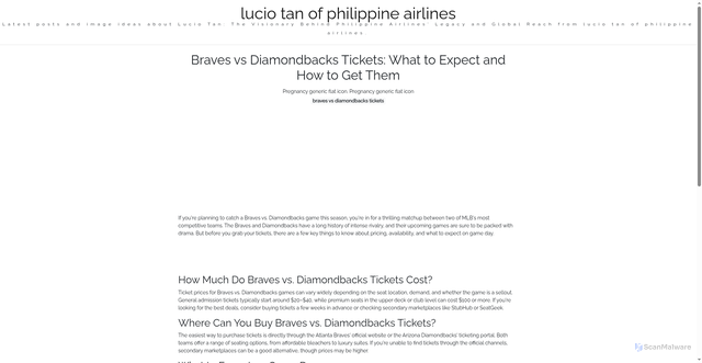 Security scan screenshot of https://urbandailyverse-dpi45pewyddw.edgeone.app/braves-vs-diamondbacks-tickets.html