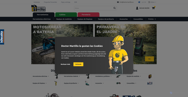 Security scan screenshot of https://doctormartillo.es