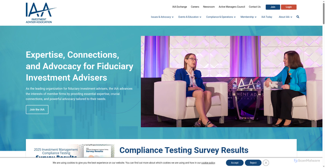 Security scan screenshot of https://www.investmentadviser.org/
