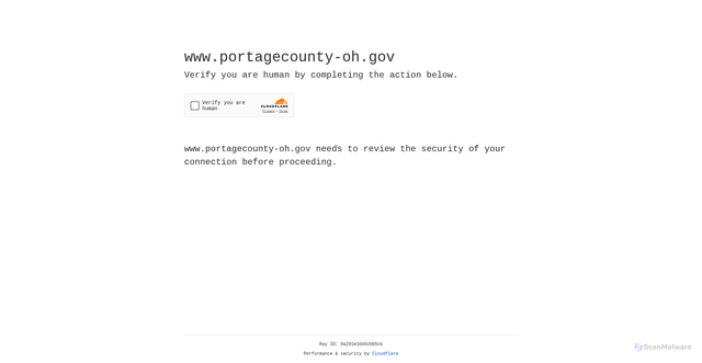 Security scan screenshot of https://www.portagecounty-oh.gov/