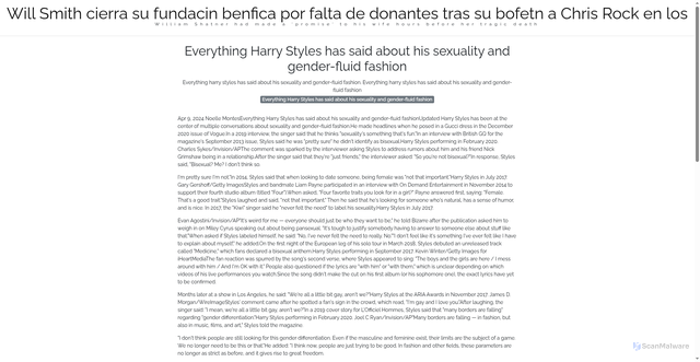 Security scan screenshot of https://mailsysmailfavefave-2p2y552xb5.edgeone.app/12338-everything-harry-styles-has-said-about-his-sexuality-and-gender-fluid-fashion.html