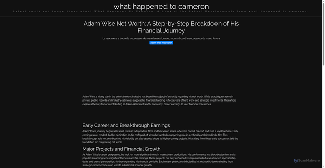 Security scan screenshot of https://lensacerdascorner-dpuv9krdmclz.edgeone.app/adam-wise-net-worth.html