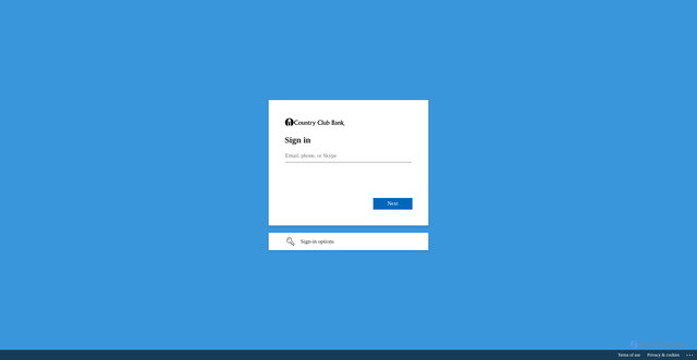 Security scan screenshot of https://ccbfc-my.sharepoint.com