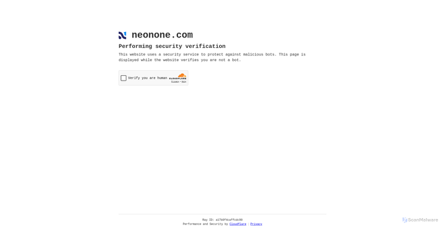 Security scan screenshot of https://app.neoncrm.com