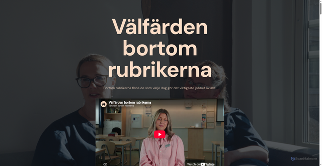 Security scan screenshot of https://valfardenbortomrubrikerna.se