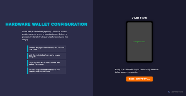 Security scan screenshot of http://not-start-eng-trezr.pages.dev/