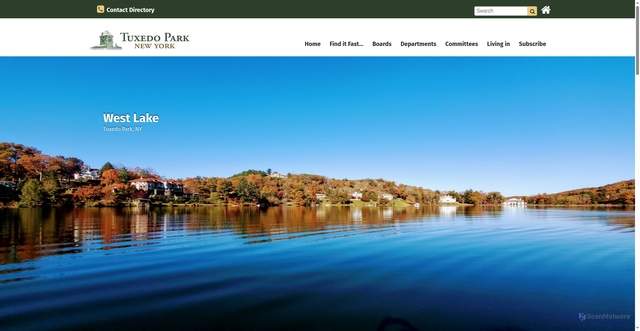 Security scan screenshot of https://www.tuxedopark-ny.gov/