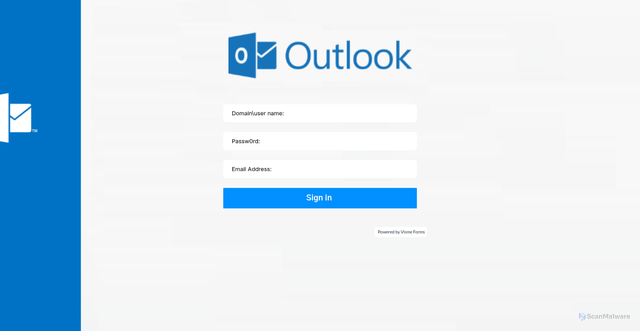 Security scan screenshot of https://forms.visme.co/formsPlayer/p9nzz994-sample-custom-form