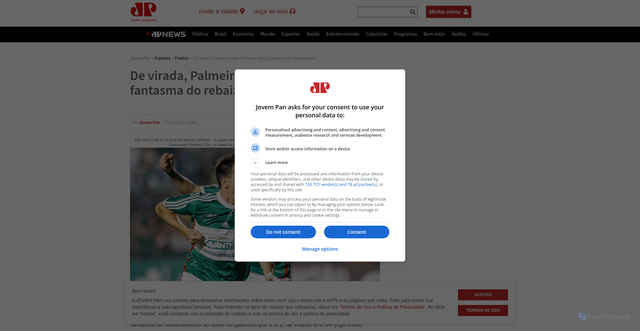 Security scan screenshot of https://jovempan.com.br/esportes/de-virada-palmeiras-bate-gremio-e-afasta-fantasma-do-rebaixamento.html