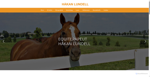 Security scan screenshot of https://hakanlundell.se