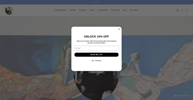 Security scan screenshot of https://beatnikfinegoods.com