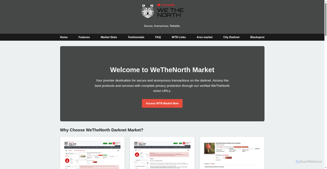 Security scan screenshot of https://wethenorthonion.com/