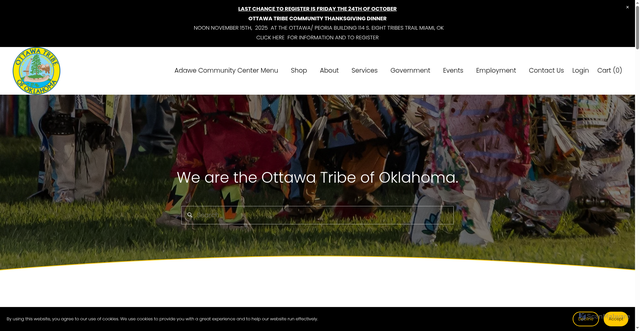 Security scan screenshot of https://www.ottawatribe.gov/