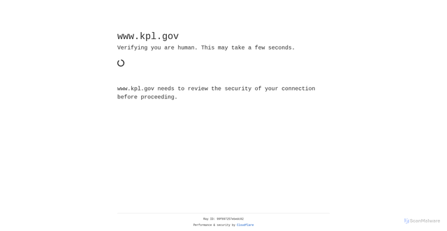 Security scan screenshot of https://www.kpl.gov/
