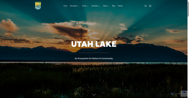 Security scan screenshot of https://utahlake.gov/