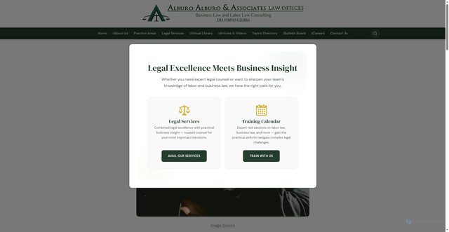 Security scan screenshot of https://www.alburolaw.com/executive-powers-of-the-president-executive-privilege/