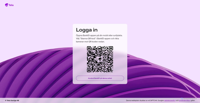 Security scan screenshot of https://www.telia.se/mitt-telia/aktivera