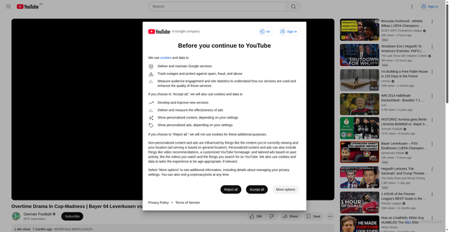 Security scan screenshot of https://www.youtube.com/watch?v=xFVxQPSnVbA&vl=en