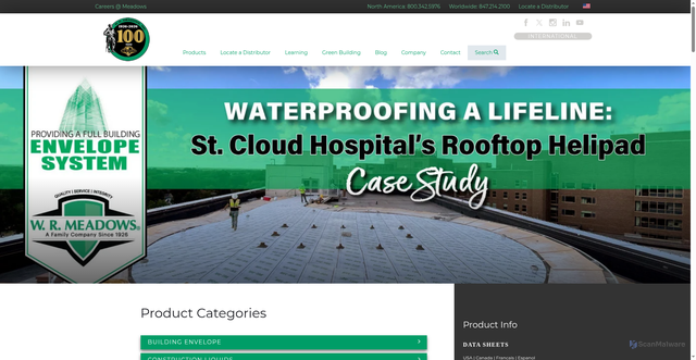 Security scan screenshot of https://www.wrmeadows.com