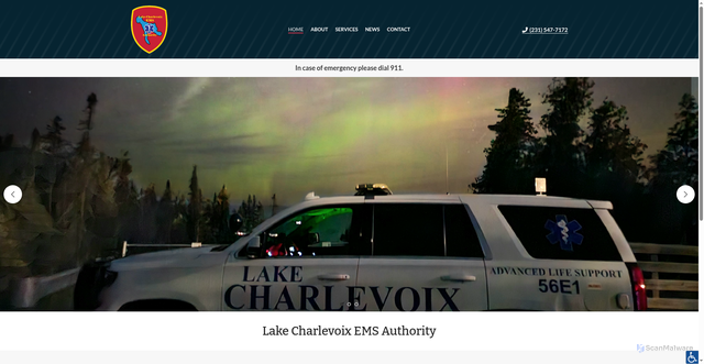 Security scan screenshot of https://lcemsami.gov/